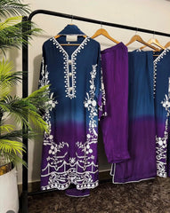 Minal Khan Hit Code | Silk 3-Piece Pret